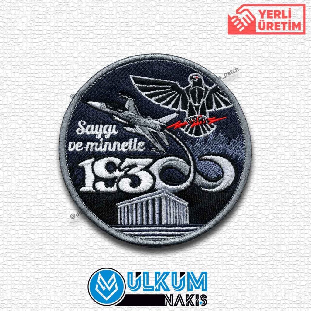 193 Filo Saygı Ve Minnetle Patch