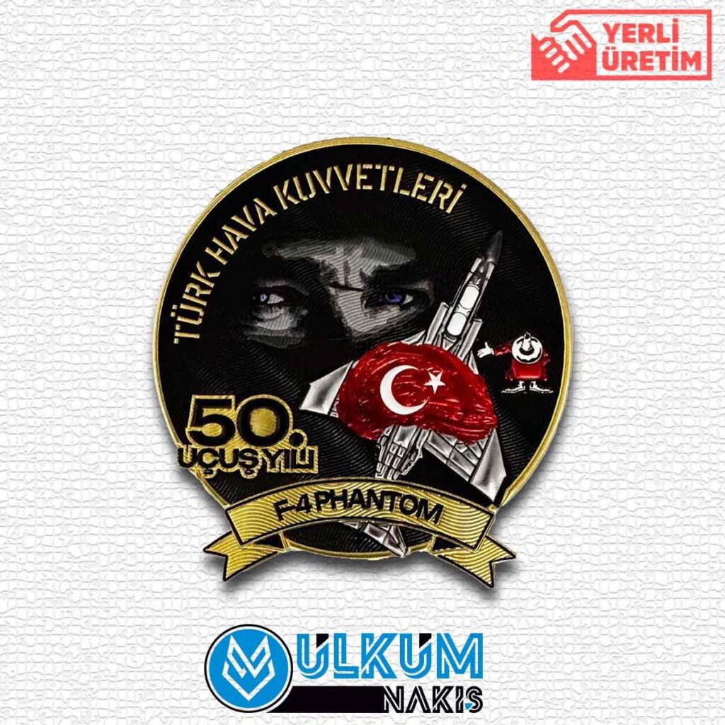 Türk Hava Kuvvetleri F-4 Phantom 50. Uçuş Yılı Tpu Patch