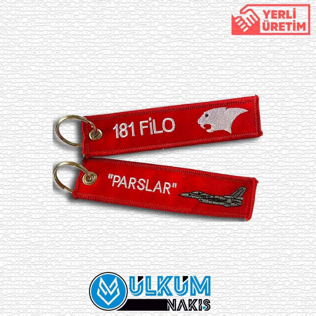 181 Filo Parslar Nakış Anahtarlık