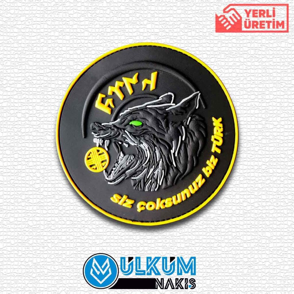 Siz Çoksunuz Biz Türk Pvc Patch