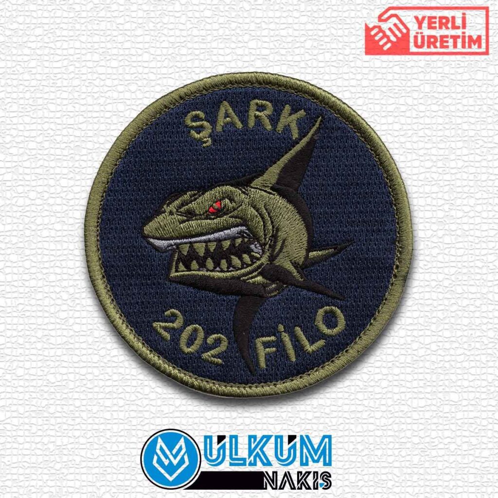 202 Sark Filo Haki Patch