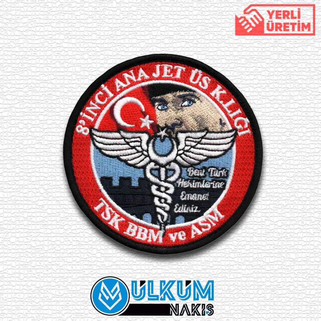 8'inci Ana Jet Üs K.lığı Tsk Bbm ve Asm Patch