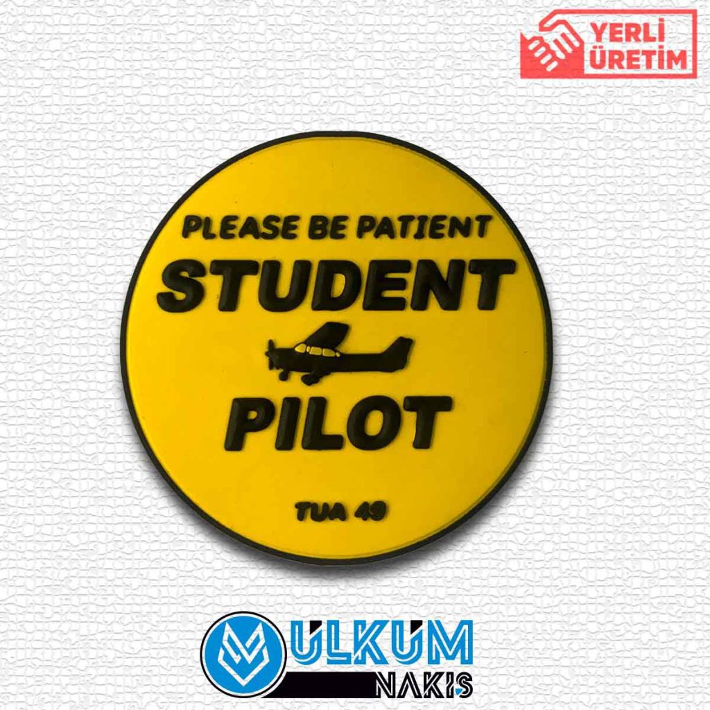Student Pilot Pvc Patch