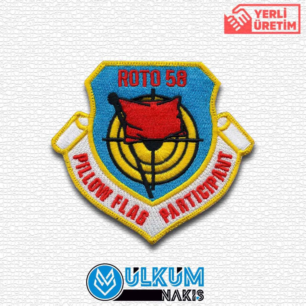 Roto 58 Pillow Flag Participant Patch