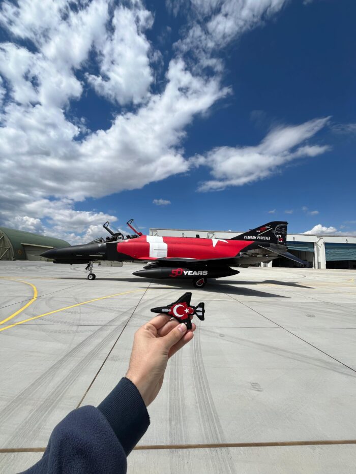 Türk Hava Kuvvetleri F-4 Phantom 50. Uçuş Yılı Pvc Patch - Görsel 2