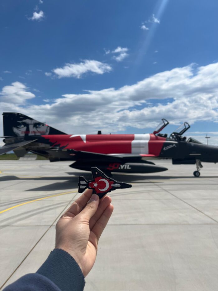 Türk Hava Kuvvetleri F-4 Phantom 50. Uçuş Yılı Pvc Patch - Görsel 3