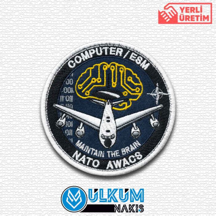 Computer/Esm Nato Awacs Patch