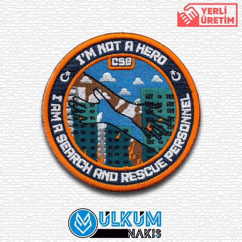 I'm Not A Hero I Am A Search And Rescue Personnel Patch