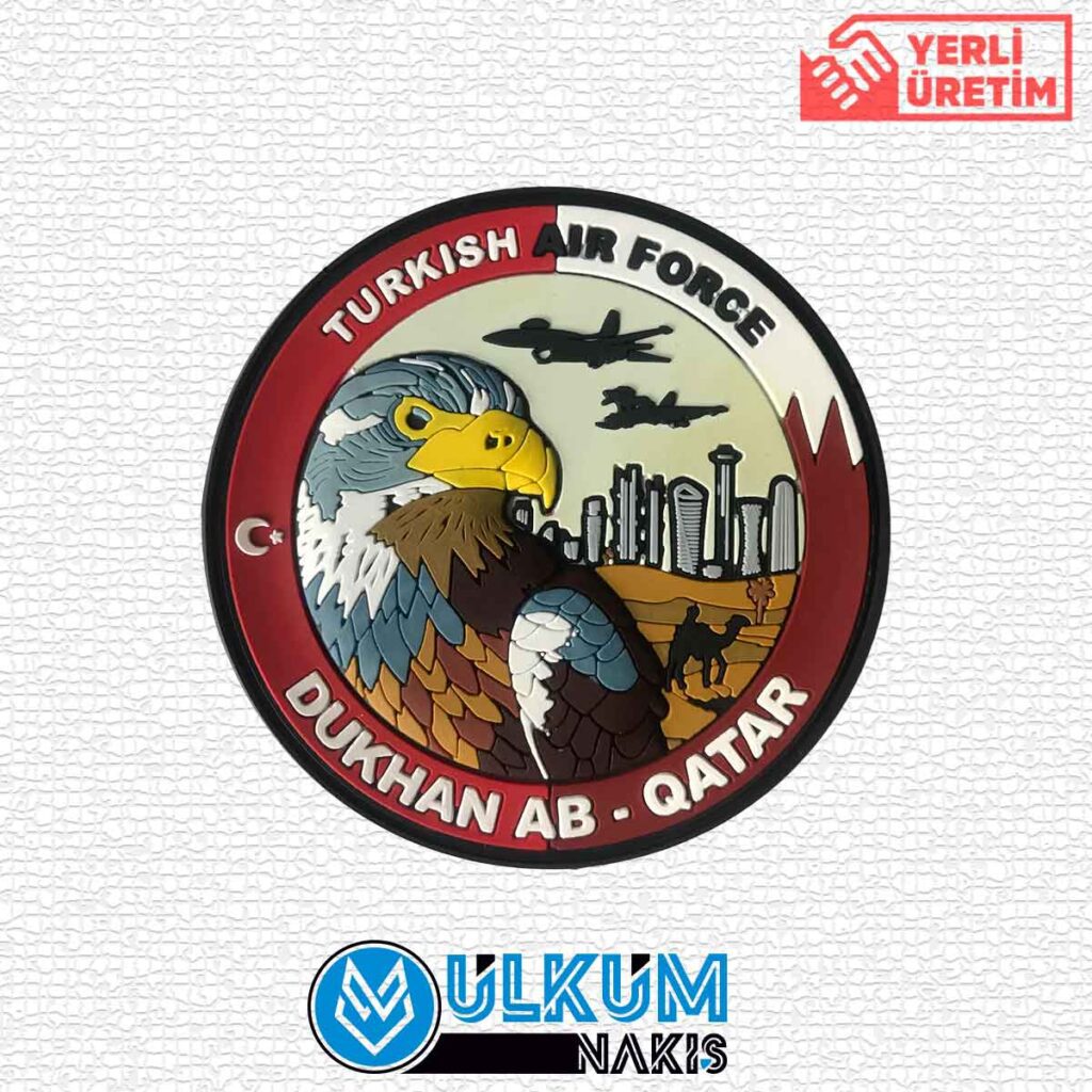 Turkish Air Force Dukhan Ab-Qatar Pvc Patch