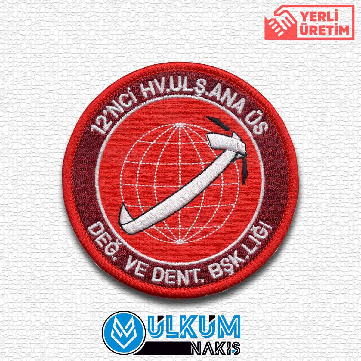12'nci Hv. Ulş. Ana Üs Değ. ve Dent. Bşk. Lığı Patch