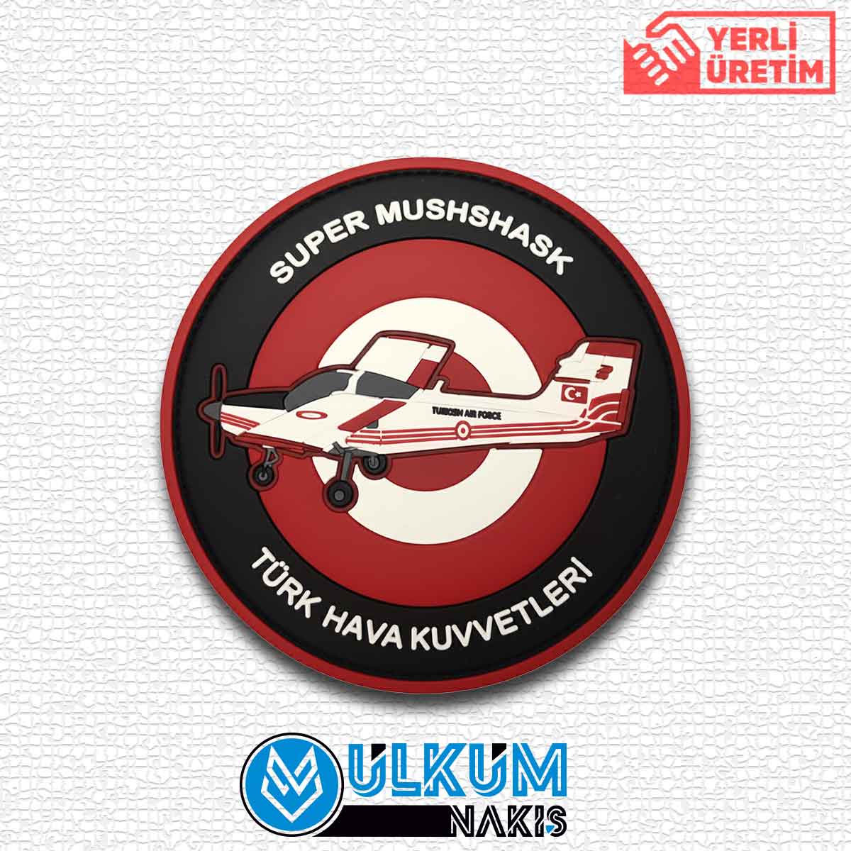 Türk Hava Kuvvetleri Super Mushshask Pvc Patch