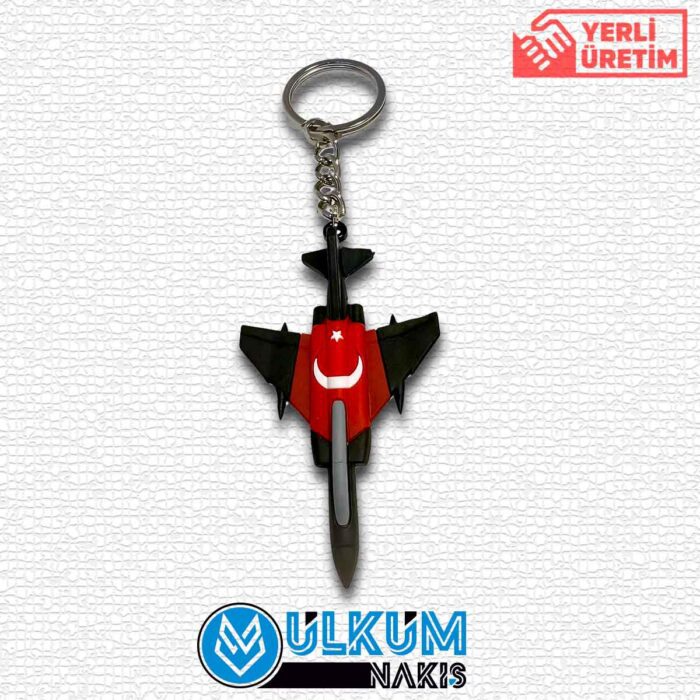 F-4 50'nci Yıl Özel 3D Pvc Anahtarlık