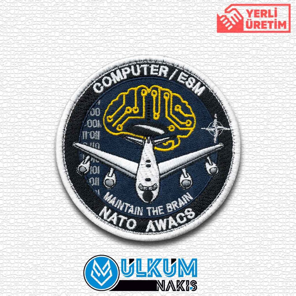 Computer/Esm Nato Awacs Patch