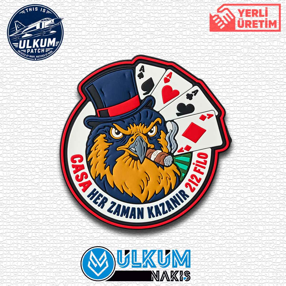 212 Filo Casa Her Zaman Kazanır Pvc Patch