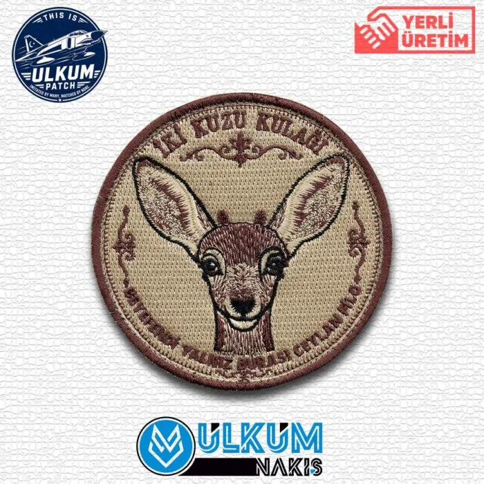 113 Ceylan Filo İki Kuzu Kulağı Patch