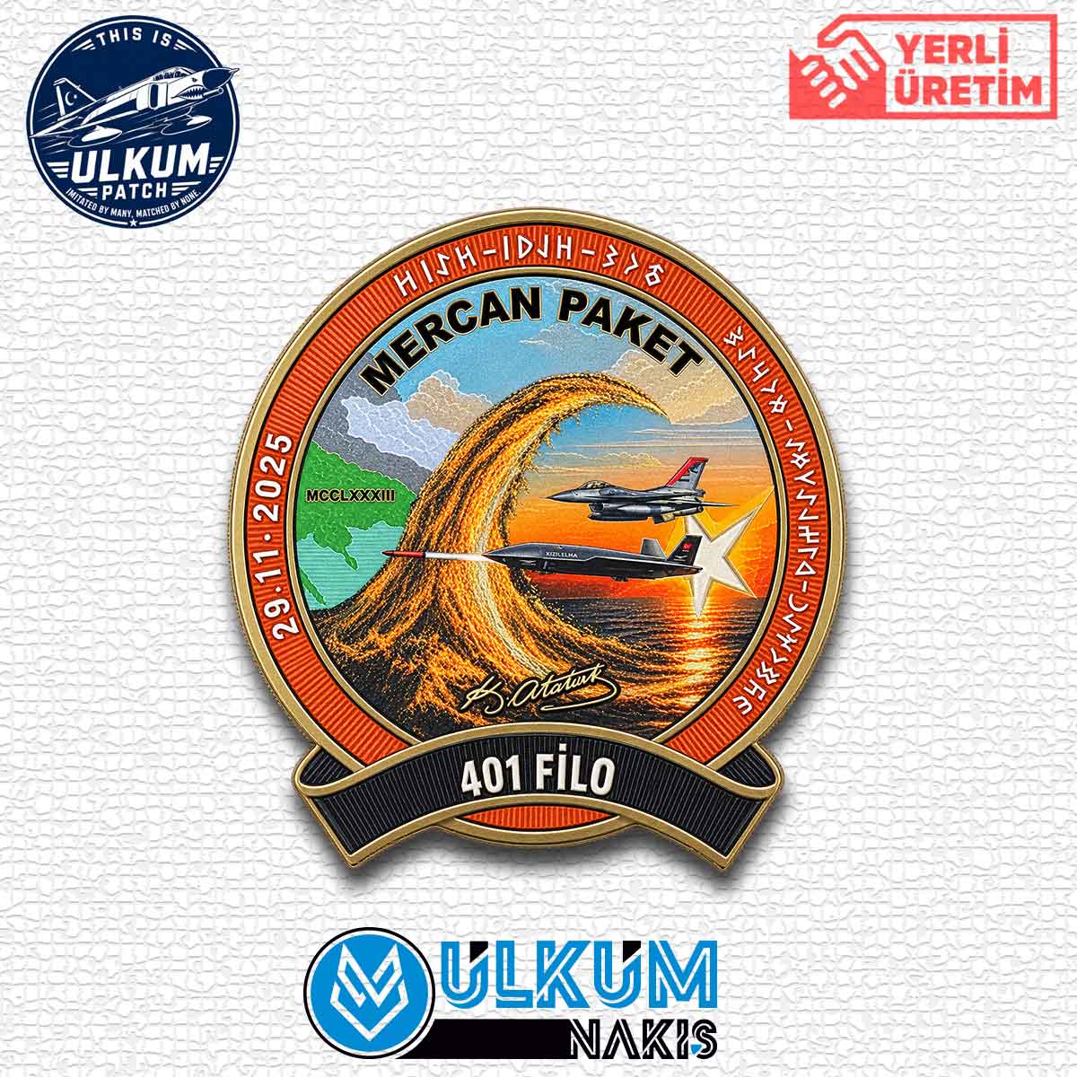 401 Filo Mercan Paket Tpu Patch