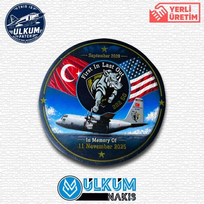 222 Filo Türkiye Abd Tpu Patch