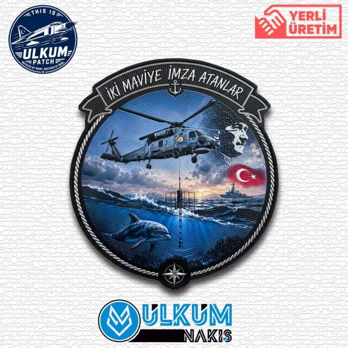 İki Maviye İmza Atanlar Tpu Patch