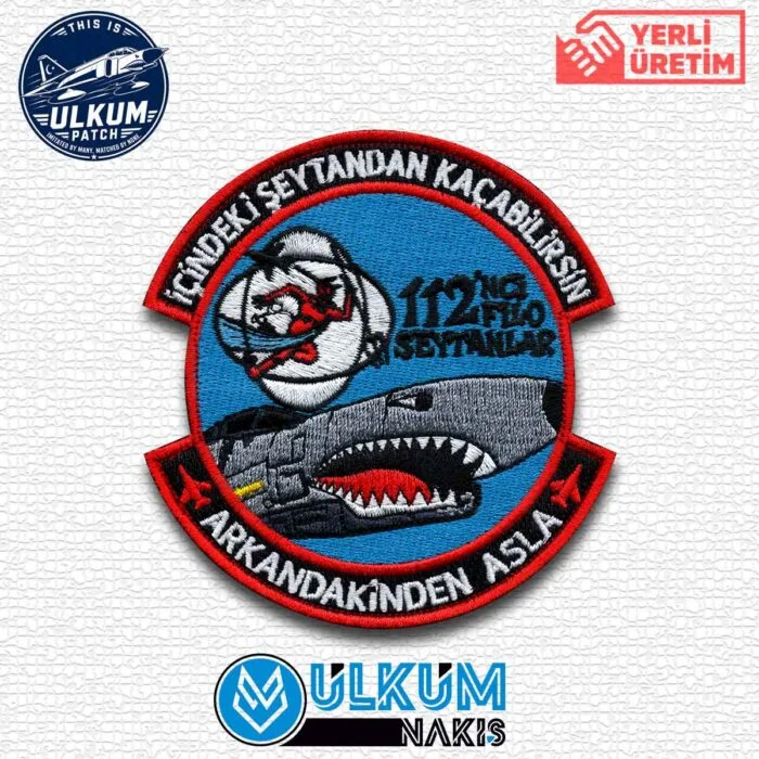 112 Filo Şeytanlar Retro Patch