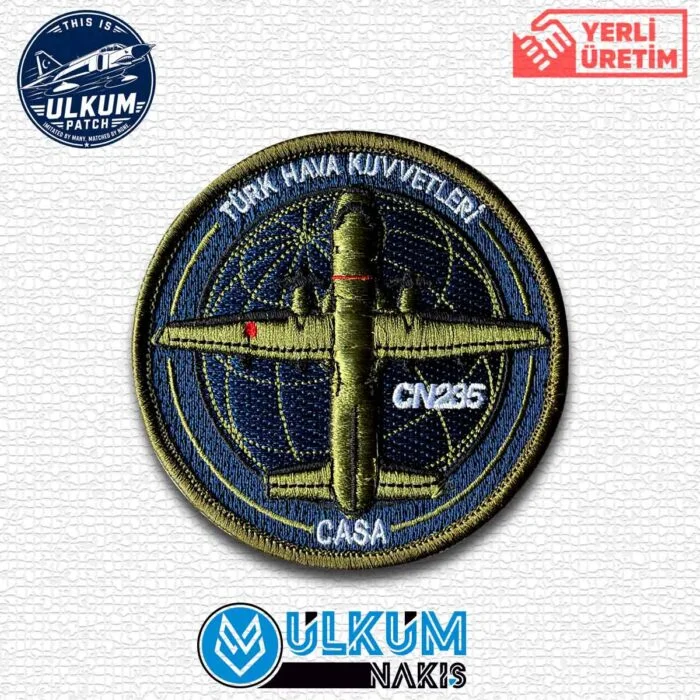 Türk Hava Kuvvetleri CN235 Casa Haki 3D Patch