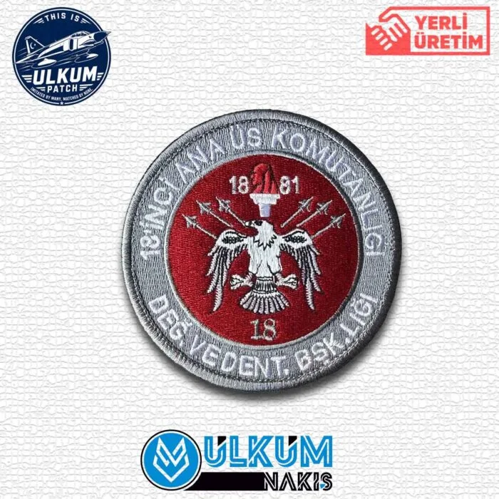 18'inci Ana Üs Kom. Değ. ve Dent. Bşk.Lığı Patch