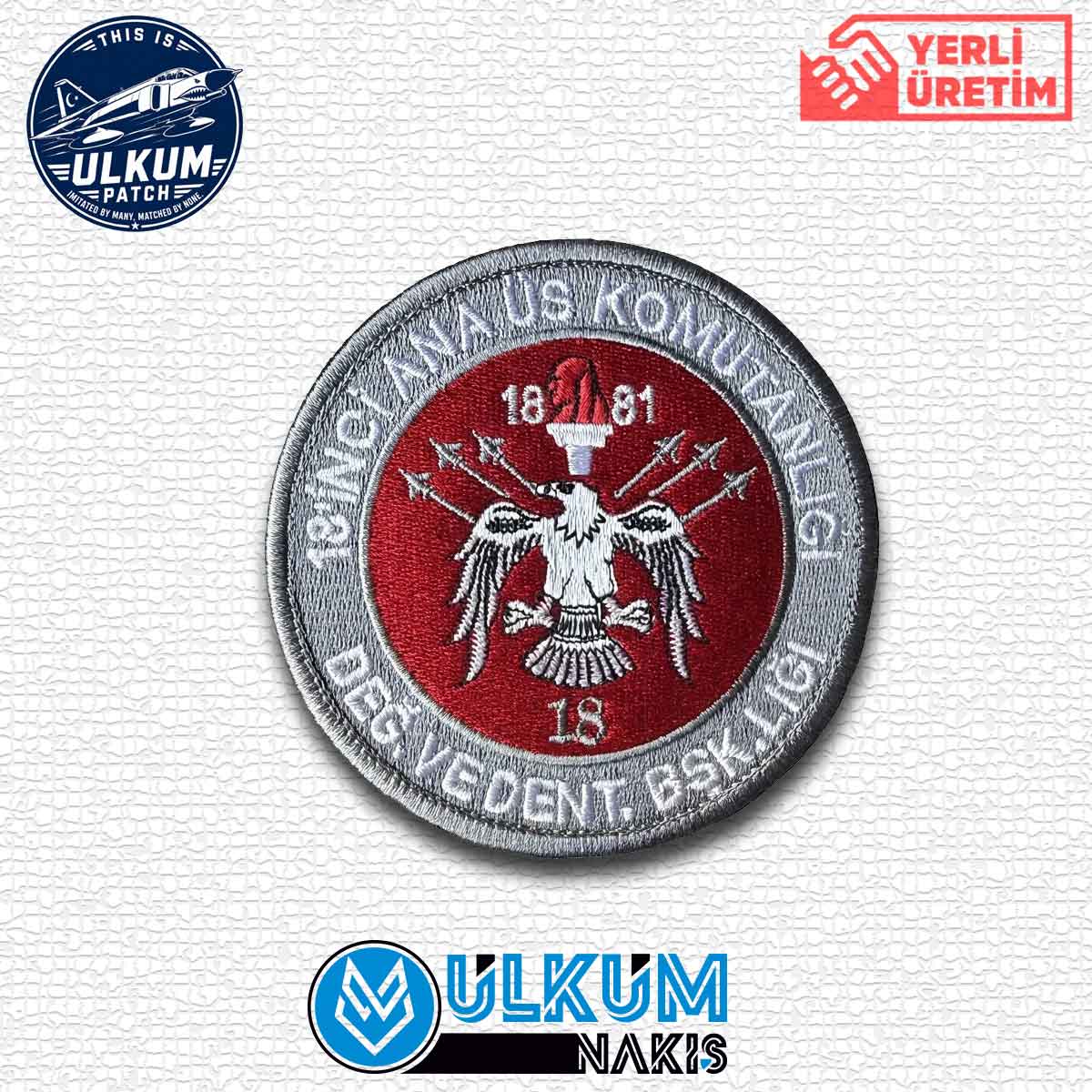 18'inci Ana Üs Kom. Değ. ve Dent. Bşk.Lığı Patch